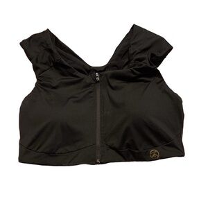 Kinflyte zip front bra